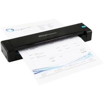 Iris skeneris IRIScan Executive 4 458737, 600 dpi, 7,5 ppm, USB 2.0, divpusējs, CIS, A4, melnbalts, krāsains (458737)
