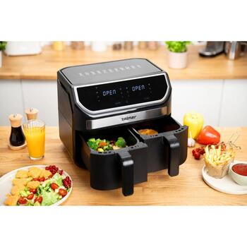 Zelmer Gaisa fritieris ZAF9100 72807097P, 1700 W, 9 l, 2 grozi, 11 programmas, elektroniskais panelis, plastmasa (72807097P)