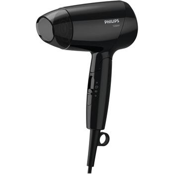 Philips Фен BHC010/10, 1200 Вт, 3 температурных режима, складная ручка, петля для подвешивания (BHC010/10)