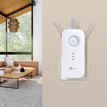 TP-Link RE550 усилитель Wi-Fi, AC1900, 600Mbps 2.4GHz, 1300Mbps 5GHz, Gigabit Ethernet, режим точки доступа (RE550)