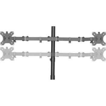 LogiLink BP0046 подставка для монитора, 4 монитора, 13-32 дюйма, 8 кг, VESA 75x75, 100x100, настольное крепление, LCD, LED, ТВ (BP0046)