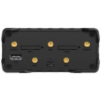 Teltonika маршрутизатор RUT956 4G LTE, 2 SIM, 100 Mbit/c, 3x RJ-45, RS-232/RS-485, GNSS, RutOS, черный (RUT956)