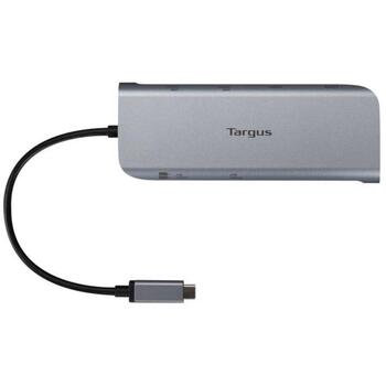 Targus Dual Video Mobile Dock DOCK427GL, 2xHDMI, 2xUSB-C, 2xUSB-A, 1GbE, 140W, 4K@60Hz, kompakta dokstacija (DOCK427GL)