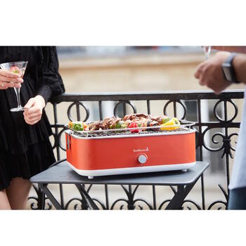 Barbecook E-Carlo электрический настольный гриль для балкона и террасы 2500Вт 3 уровня нагрева 38.5x28.5см BC-ELE-1001 Barbecook Red (BC-ELE-1001)