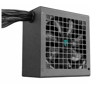 Deepcool barošanas bloks R-PF550X-HD0B-JGEU, 550W, ATX, 80 PLUS Bronza, aktīvā PFC, 1x12cm ventilators, nemodulārais (R-PF550X-HD0B-JGEU)