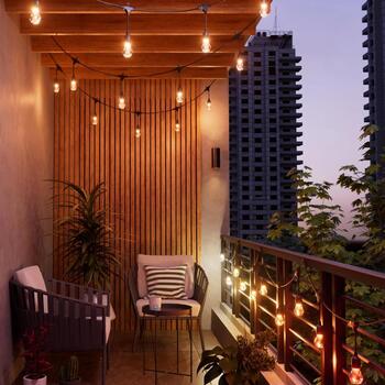 Nanoleaf String lights NF084E00-20SLO, 45m, 20 LED, RGBW/IC, IP65, SmartThings, Bluetooth, 220-240V (NF084E00-20SLO)