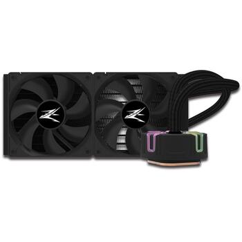 Zalman Ūdens dzesētājs Reserator5 Z24 Black ZE1225ASHx2, 0,7-0,85 l/min, 12 V, 0,35 A, 4,2 W, 37 dB, PWM vadība (Reserator5 Z24 Black)
