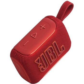 JBL Go 5 JBLGO5RED, портативная Bluetooth колонка, 4,8 Вт RMS, 45 мм, IP68, 8 ч, USB-C, красный (JBLGO5RED)