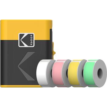 Kodak M50 Label Era Instant Label Printer Cartridge Bundle ( + 13 Rolls) Yellow (M50Y)