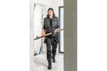 Hogert GREVEN drošības zābaki HT5K592-40, S3L SR, 200J kompozītmateriāla purngals, Kevlar pretdūriena zolīte, āda, melni, 40 (HT5K592-40)