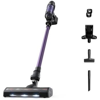 Tefal Пылесос TY6A31, 140 Вт, 180 мин, Беспроводной, Ручной, 0.4 л, Фиолетовый/Черный (TY6A31)
