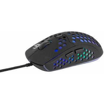 Gembird USB оптическая игровая мышь MUSG-RAGNAR-RX400, 10000 DPI, 6 кнопок, эргономичный дизайн, RGB подсветка (MUSG-RAGNAR-RX400)