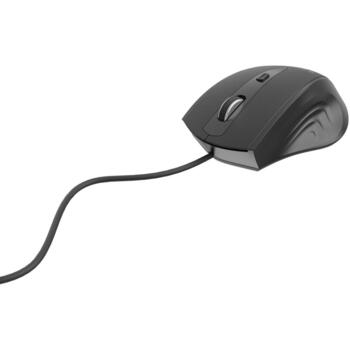 Gembird USB оптическая мышь MUS-4B-02, 1200 DPI, 4 кнопки, оптическая, эргономичный дизайн (MUS-4B-02)