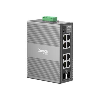 TP-Link IES208G Omada индустриальный коммутатор Easy Managed 6×10/100/1000 Mbps RJ45 2×Gigabit RJ45/SFP Combo 16 Gbps Чёрный (IES208G)