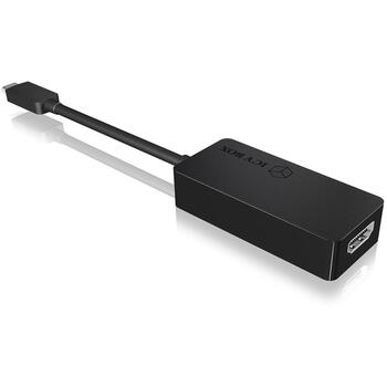 Raidsonic ICY BOX адаптер USB Type-C на HDMI IB-AC534-C, 1x USB Type-C, 1x HDMI, 4096 x 2160, черный (IB-AC534-C)