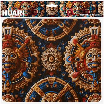 Sbox коврик для мыши HUARI M MP-05, 300x250мм, 2мм, пенополиуретан, нескользящая основа, многоцветный (HUARI M)