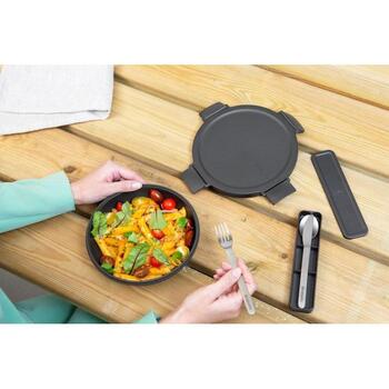 BRABANTIA Make & Take pusdienu bļoda, 1L, dark grey (206009)