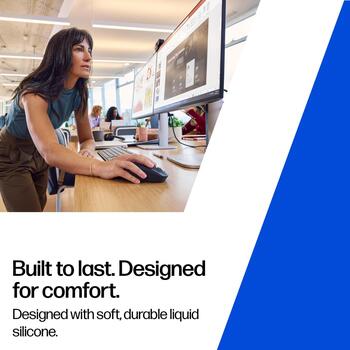 HP 705 bezvadu datorpele AZ7B1AA#ABB, 6000 DPI, Bluetooth 5.2, USB Type-A, 8 pogas, 7 programmējamas, klusais klikšķis, melna (AZ7B1AA#ABB)