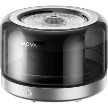 Mova mājdzīvnieku dzeramā strūklaka WF20 Pro PWB10A, 3 L, 304 nerūsējošais tērauds, melna, daudzslāņu filtrācija, bezvadu sūknis (PWB10A)