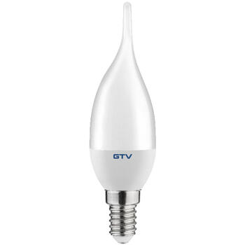 GTV светодиодная лампа LD-SMNGC30L-60, E14, 6Вт, 520лм, 4000К, AC180-250V, 160°, нерегулируемая, класс энергии F, 40000ч, CRI≥80 (LD-SMNGC30L-60)