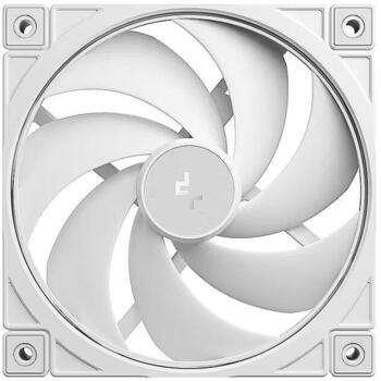Deepcool dzesēšanas ventilators FD12 WH V2 R-FD12V2-WHNPN1-G, 4-pin PWM, balts, hidro gultņi (R-FD12V2-WHNPN1-G)