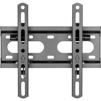 Sbox televizora kronšteins PLB-2522T-2, 23-43 collu, 45kg, 75x75-200x200, noliecams, līmenis, izliektiem ekrāniem (PLB-2522T-2)