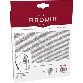 Browin Сифонная трубка для вина с ручкой и зажимом 353015, 200см, 1.2см, 1.1см, 0.122кг, гибкий ПВХ, контакт с алкоголем (353015)