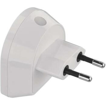 Emos LED ночник P3314, P3314, 53 × 53 × 60 мм, 0,2 Вт, 230 В/50 Гц, теплый белый, 5 лм, автоматический, фото датчик (P3314)