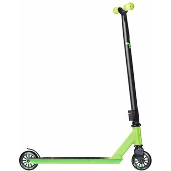 Muuwmi Stuntscooter самокат AU 399, 100mm, 88A, ABEC7, 360°, 83cm, 48cm, 11cm, 35-100kg, зеленый/черный (AU 399)