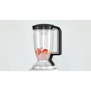 Bosch Кухонный комбайн MCM3230W MultiTalent 3, 800 Вт, 2 скорости, чаша 2.3 л, белый, нескользящие ножки, импульсный режим (MCM3230W)