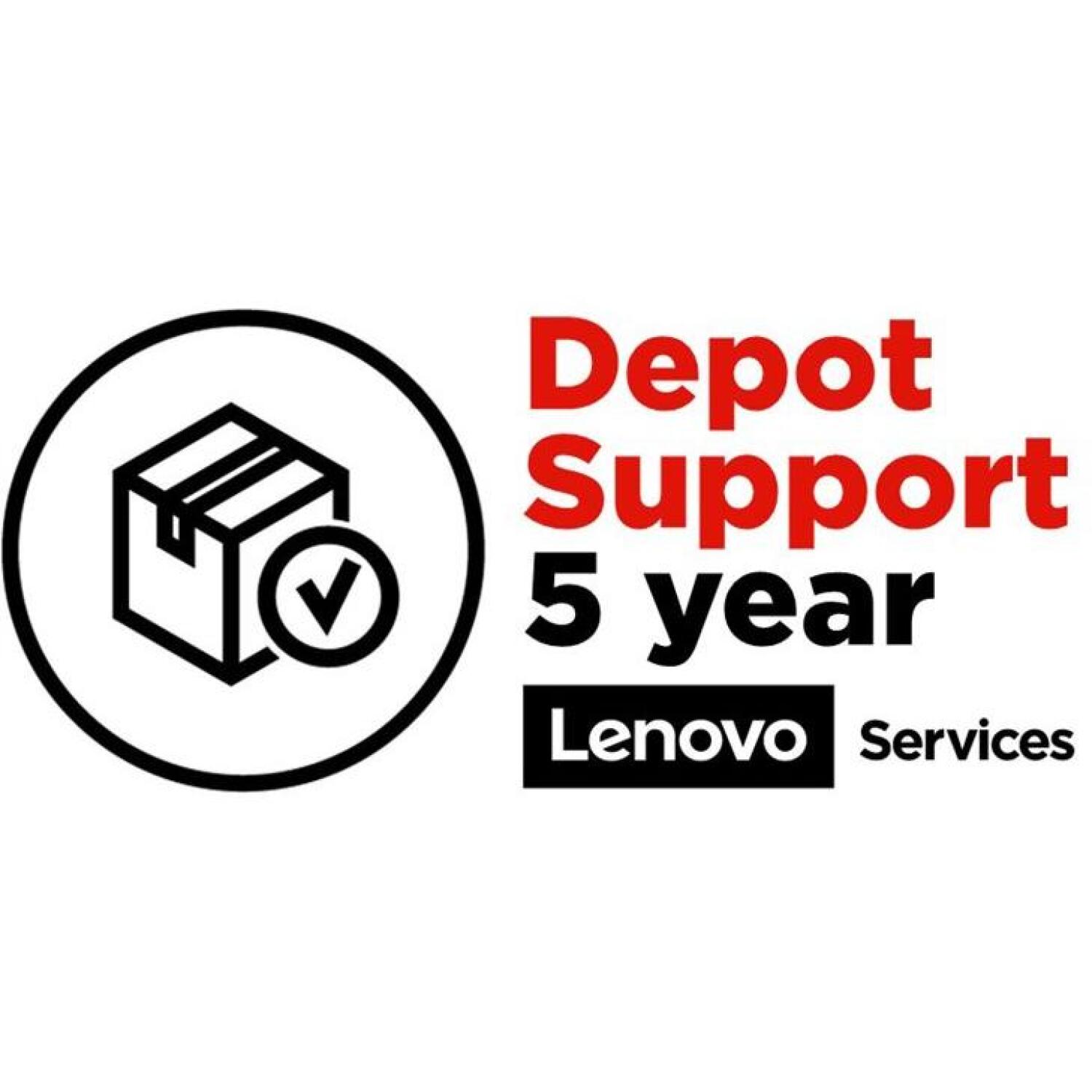 Lenovo Гарантия 5Y Depot, 5WS0V07063, Расширенное сервисное соглашение, 5 лет, Запчасти и работа (5WS0V07063)