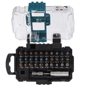 Triecienskrūvgriežu uzgaļu komplekts mpact Premier, 31gab. E-13552 MAKITA (E-13552)