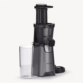 Severin lēngaitas sulu spiede ES 3571, 150 W, 1 l, 1.3 l, sudraba, mehāniska, pilienu apturēšanas sistēma, neslīdošas kājas (ES 3571)