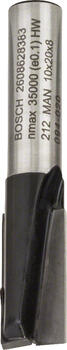 Pirkstfrēze frēze HM B=10mm, l=20 mm,kāts 8mm, Rokas frēzēm, malu frēzēm GROPJU FRĒZE STANDARD FOR WOOD, 2608628383, BOSCH (2608628383)