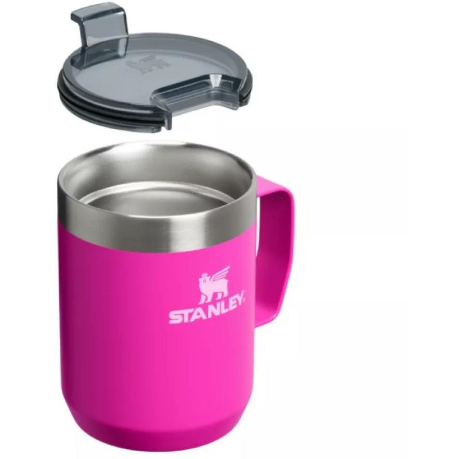 Stanley Кружка 2811444080 0,23L, нержавеющая сталь, розовая, сохраняет тепло до 1 ч, холод до 2 ч, холод с льдом до 10 ч (2811444080)