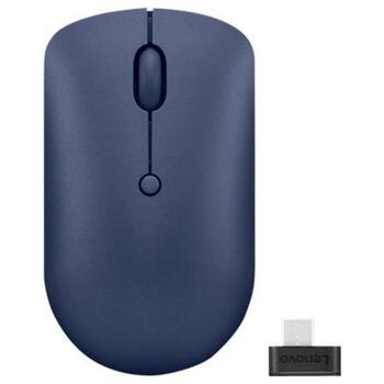 Lenovo компактная мышь 540 GY51D20871, 2.4 GHz, 4 кнопки, 2400 DPI, беспроводной USB-C приемник, батарея AA (GY51D20871)