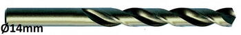 Exact metāla urbis 74140, Ø14mm, HSS, DIN338 HSSE-Co5, 5gab. (74140)