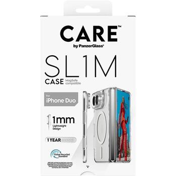 PanzerGlass Care | Back cover | iPhone Duo | Apple | Recycled plastic | Transparent (CR12569)