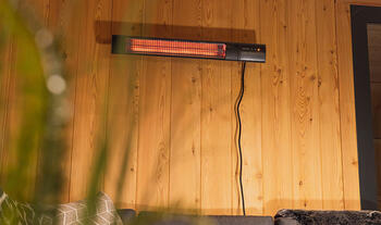Infrasarkanais sildītājs 2500 W sienas stiprināšanai terasēm un lapenēm RD-DARK-25 Sunred (RD-DARK-25)