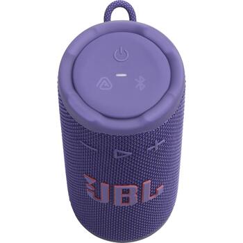 JBL portatīvais bezvadu skaļrunis, violets (JBLGRIPPUR)