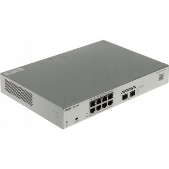 Ruijie RG-NBS3100-8GT2SFP-P-V2 | 8-портовый Гигабитный PoE+ Коммутатор с 2× 1G SFP Портами (125W) и Облачным Управлением — Белый Корпус (RG-NBS3100-8GT2SFP-P-V2)