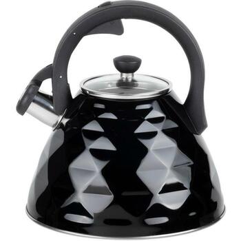 Resto Kettle 90610 3L, Нержавеющая сталь, Стеклянная крышка, Эргономичная ручка, Подходит для индукции (90610)