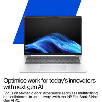 HP EliteBook 8 G1a 14 NGAI ноутбук AD4T2ET#ABB, 14 дюймов, WUXGA, 24 ГБ DDR5, 512 ГБ SSD, AMD Ryzen AI 5 340, Windows 11 Pro (AD4T2ET#ABB)