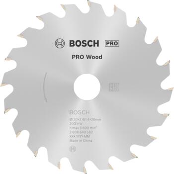 Ripzāģa disks 130x16mm Optiline Wood, Rokas ripzāģiem PRO WOOD RIPZĀĢA ASMENS, 2608640582, BOSCH (2608640582)