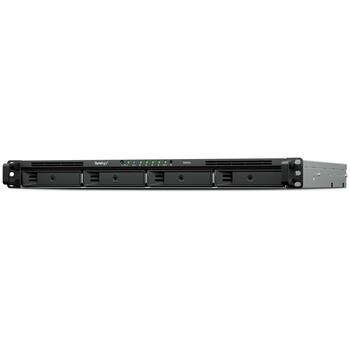Synology NAS RS826+, 4x0TB, AMD Ryzen V1500B, 4GB DDR4, 4x1GbE, 1U, 4 disku nodalījumi, 3 gadi (RS826+)