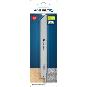 Hogert пилка для сабельной пилы HT6D916, 230мм, 6 TPI, биметалл, глубина реза 180мм, 2 шт (HT6D916)