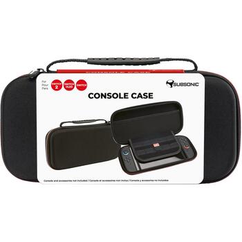 Subsonic Жесткий Чехол SA5734-S2, EVA/нейлон, черный, ручка, совместим с Nintendo Switch 2, Switch OLED, Switch (SA5734-S2)