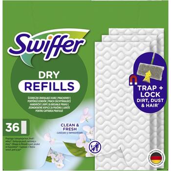 Swiffer Sweeper sausās salvetes, 36gab (80720721)