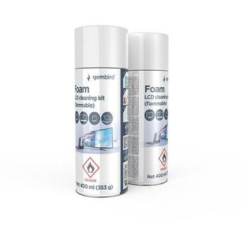 Gembird комплект для чистки LCD CK-LCD-08 400ml, 0.44kg, легко удаляет отпечатки пальцев (CK-LCD-08)