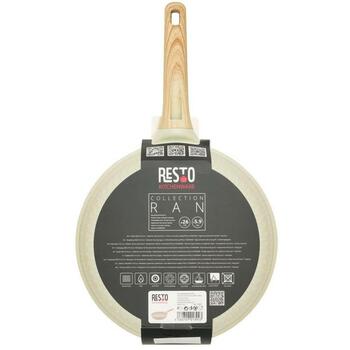 Resto Panna 93810 26 cm, Alumīnijs, 260 mm, 260 mm, 60 mm, PFLUON, Koka rokturis, Indukcijas apakša, 1 gab. (93810)